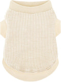 Cozy and Functional Dog Shirts for Small Puppies: Stretchable Beige Attire by Paiaite