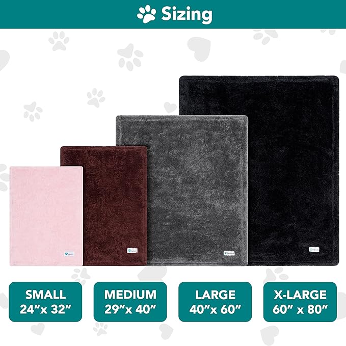 PetAmi Pink Fluffy Soft Dog & Cat Blanket, Sherpa Fleece, Calming Pet Blanket - Image 7