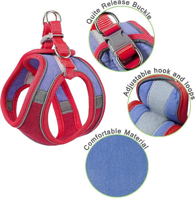 JSXD Cat Harness, Leash and Collar Set, Escape Proof Kitten Vest Harness - Image 5