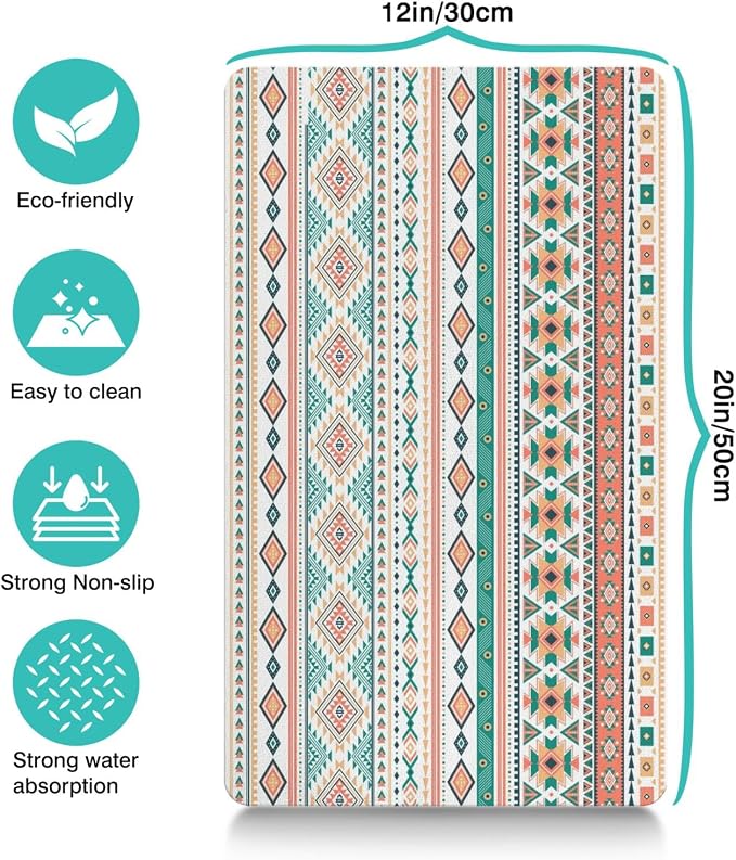 Pet Feeding Mat for Floors Waterproof Dog Mat for Food and Water Absorbent - Image 4