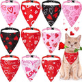 Sanwuta 10 Pcs Mother's Day Cat Collar Bandanas, Breakaway Adjustable Kitty by Sanwuta