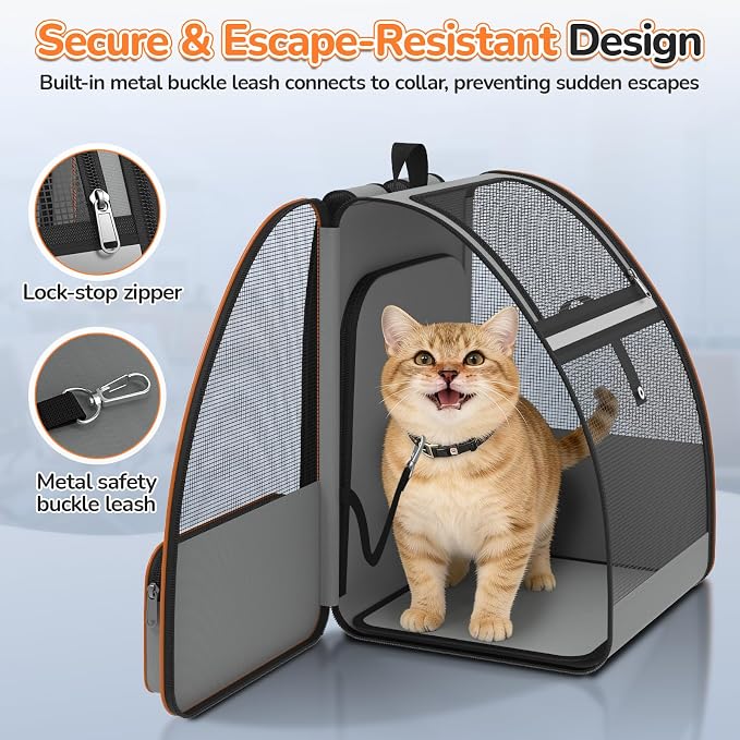 Cat Backpack Carrier Expandable - Image 7