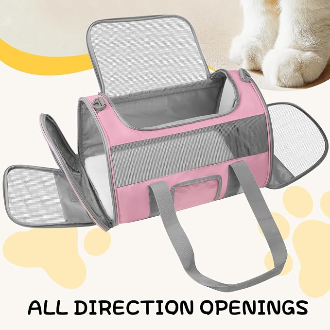 Pet Carrier Airline Approved for Puppy Medium Cats 15 Lbs Small Dog Carrier - Image 3
