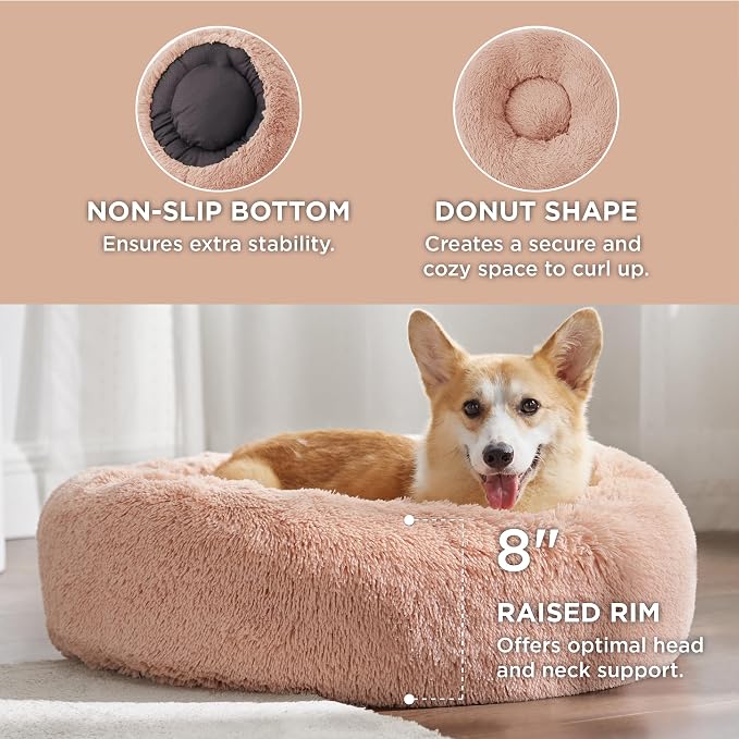 Bedsure Calming Dog Bed for Medium Dogs - Image 3