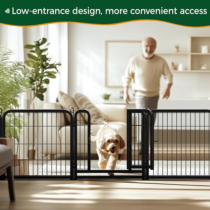 Yaheetech Dog Playpen Outdoor, 24 inch 32 Panels Dog Pen Indoor Heavy Duty - Image 5