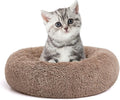 MIXJOY Calming Cat Beds for Indoor Cats, Fluffy Small Cat Cuddler, Anti-Anxiety by MIXJOY