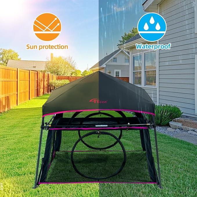 Extra Large Catio Outdoor Cat Enclosure 2-Tier Cat Tent - Image 9