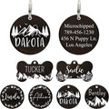 Ultra Joys Stainless Steel Pet ID Tag Dog Name Tags Personalized Front and Back by UltraJoys