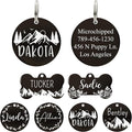 Ultra Joys Stainless Steel Pet ID Tag Dog Name Tags Personalized Front & Back by UltraJoys