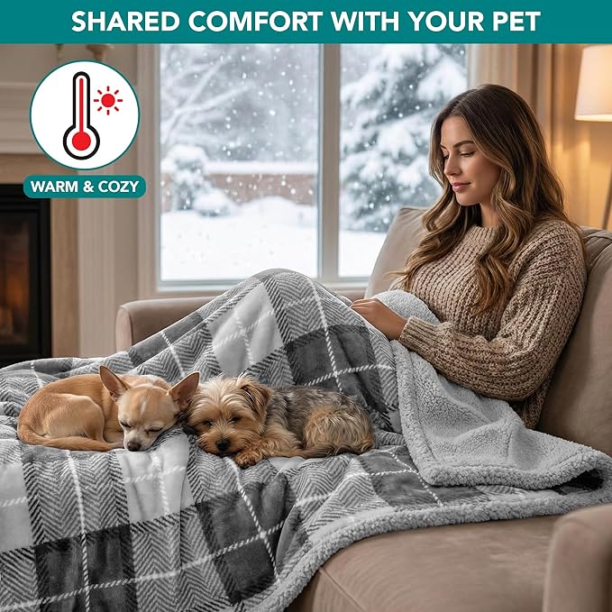 PetAmi Waterproof Dog Blanket for Small Medium Dog Puppy Cat Throw for Couch - Image 4