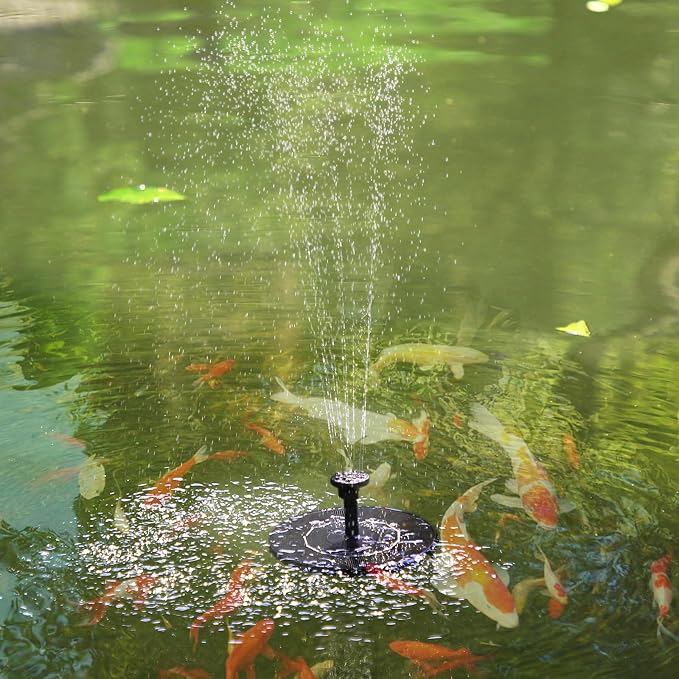 AMZtime Solar Water Fountain, Upgraded Solar Bird Bath Fountains - Image 9