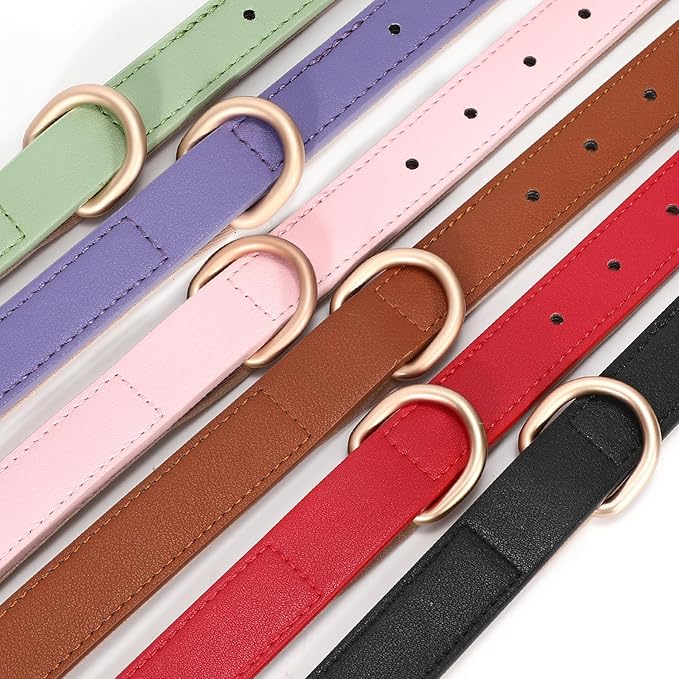 WHIPPY Leather Dog Collar for Small Medium Large Dog Adjustable Soft Breathable - Image 5