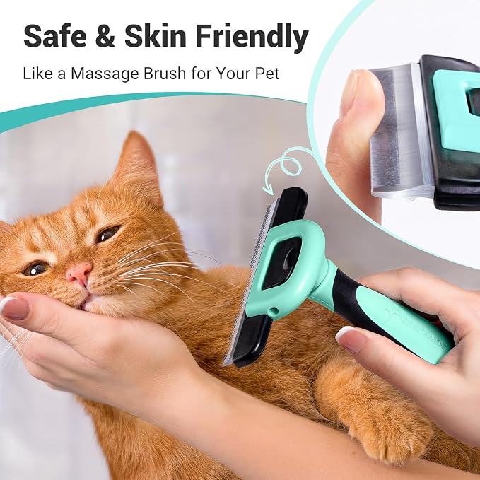 MIU COLOR Pet Grooming Brush, Deshedding Tool - Image 5