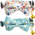 Faygarsle 2 Pack Cotton Designer Breakaway Cats Collar by Faygarsle