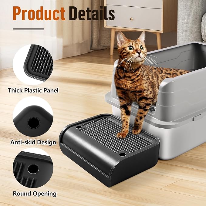 Cat Litter Box Step, Cat Litter Ramp Mat - Image 4