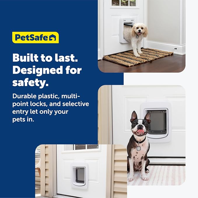 SmartDoor™ Never Rust Connected Pet Door, Dog and Cat, Selective Entry and Exit - Image 5