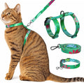 Cat Harness and Leash Set with Matching Collar – Escape Proof Harness by Unknown