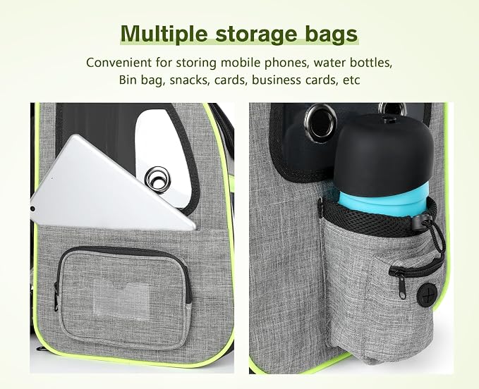 Pecute Pet Carrier Backpack, Large Cat Carrier Backpack Hold Up to 22 Lbs - Image 7