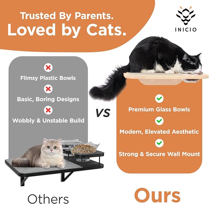 INICIO Cat Shelves – Dog Proof Feeding Station - Image 6