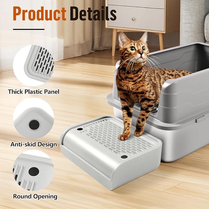 Cat Litter Box Step, Cat Litter Ramp Mat - Image 4