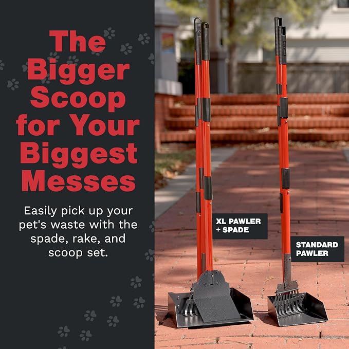 Pooper Scooper for Large Dogs, Small Dogs and Horses, Metal Poop Scooper Set - Image 7