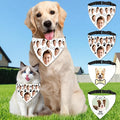 Funny Personalized Dog Bandana Custom Face Design, Custom Dog Bandana by elesories