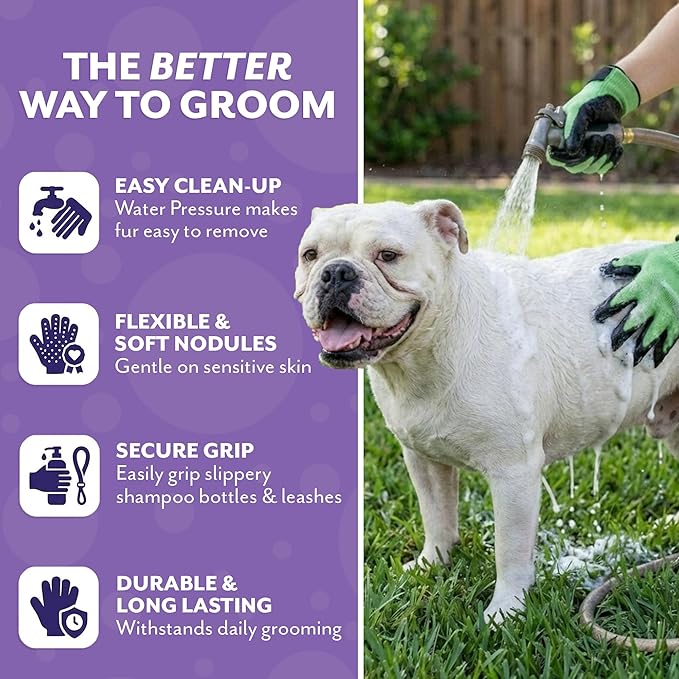 HandsOn Pet Grooming Gloves - Image 5