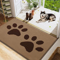 Buganda Dog Door Mat for Muddy Paws, Absorbent Dirt Trapper Washable Indoor by Buganda