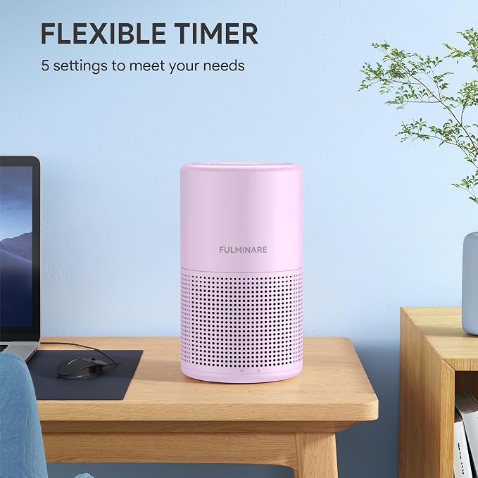 FULMINARE Air Purifiers for Home Bedroom H13 HEPA Air Purifier, 3 Speeds - Image 4