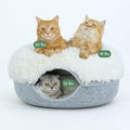 CATTASAURUS Peekaboo Cat Cave for Multiple & Large Cats Up to 30-45 Lbs by Cattasaurus