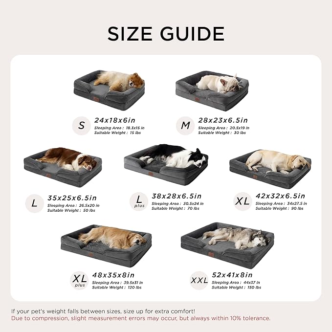 Bedsure Orthopedic Dog Bed for Large Dogs - Image 7
