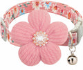 Medium Dog Collar with Flower, Dog Collars by COZIRAE