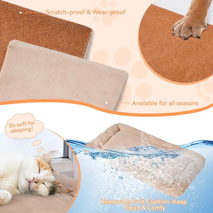 PETSFIT Cat Window Perch, Dual-Level Hammock - Image 7