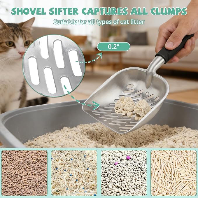 Heavy-Duty Cat Litter Scoop - Image 4