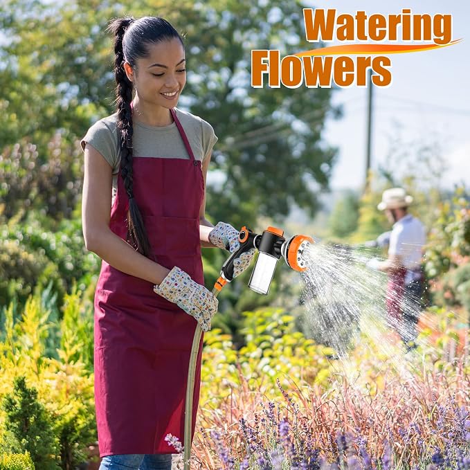 8 in 1 Garden Hose Nozzle Sprayer, Upgrade Dog Wash Hose Attachment - Image 6