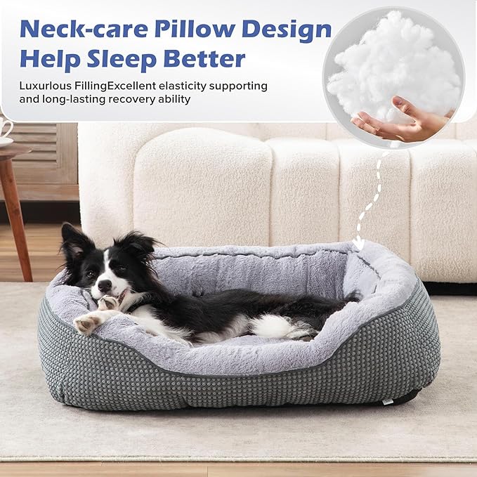 INVENHO Large Dog Beds Large Sized Dog Washable, Orthopedic Warming Soft - Image 3