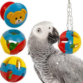 SIMENA Parrot Ball Toy with Bell, Cage Hanging Accessories by SIMENA