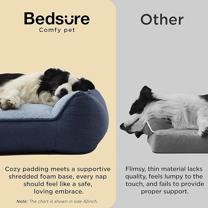 Bedsure SupportMax™ XL Plus Orthopedic Dog Beds Large Sized Dog - Image 3