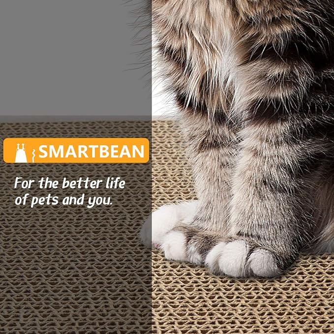 Cardboard Scratcher Pad Scratching post:Smartbean Cat Scratch Pad, Cat - Image 7
