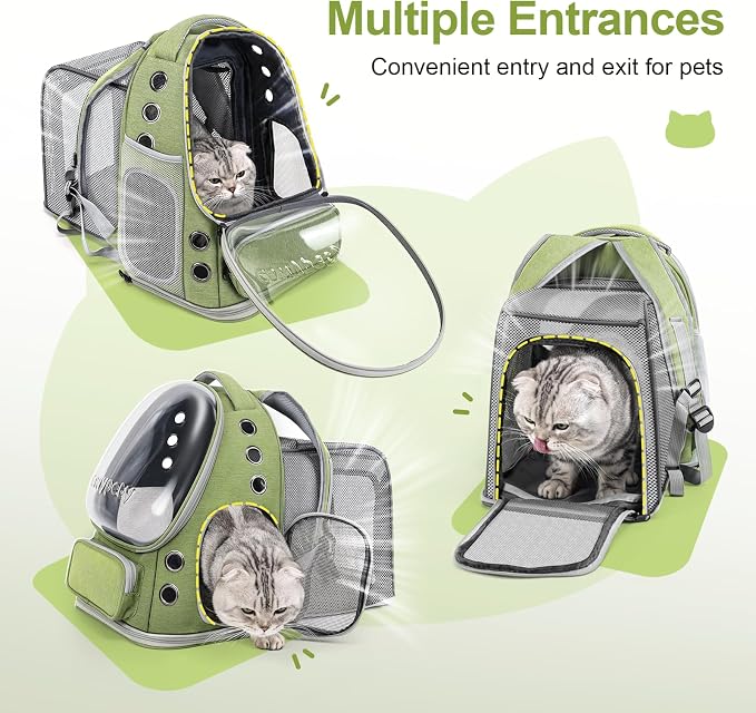 Expandable Cat Backpack, Cat Bubble Backpack Carrier - Image 3