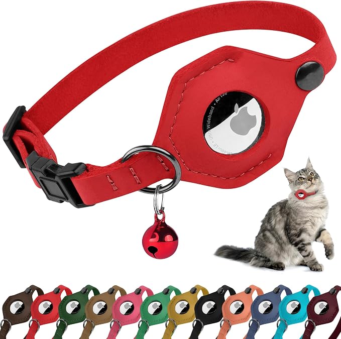 Breakaway Airtag Cat Collar by BUDKAS