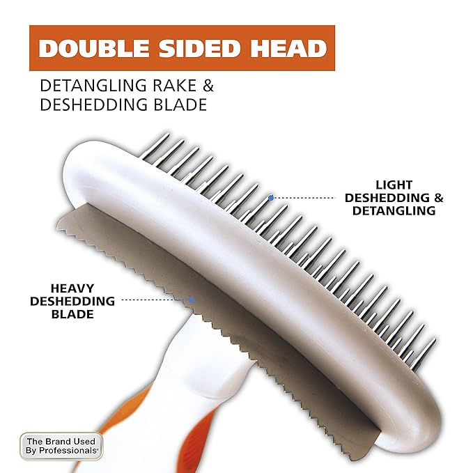 Wahl 2-in-1 Combination Double Row Pet Rake - Image 2