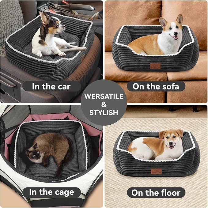 Orthopedic Dog Bed for Medium Dogs, Dog Sofa Beds Supportive Foam Pet Couch Bed - Image 6