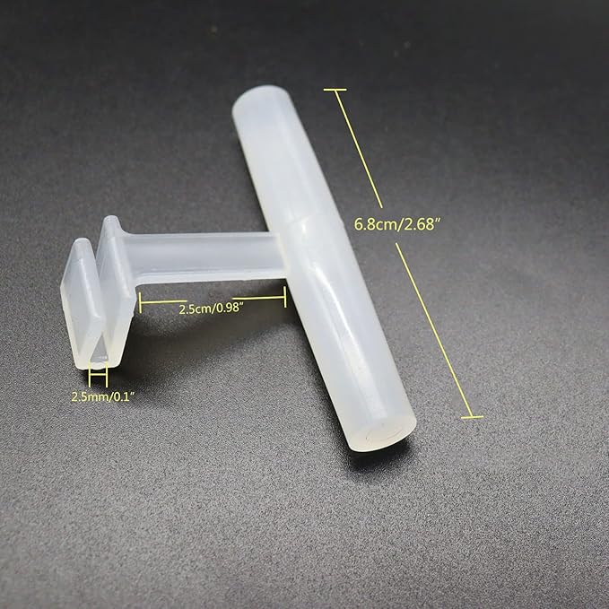 Bird Stand 6 Pieces Perches Clip to Window Feeders Training Tool Toy - Image 4
