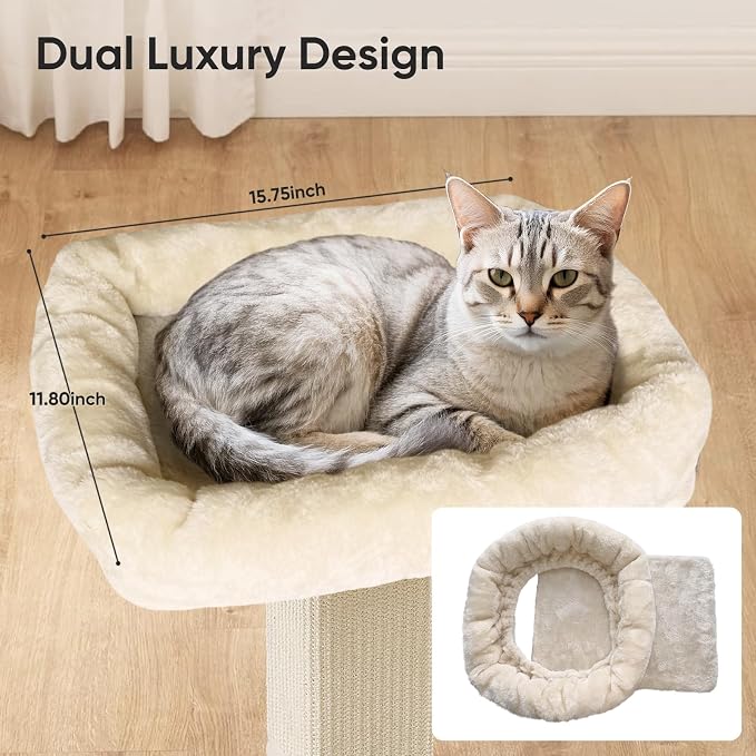 AGYM Cat Scratching Post, 32”Cat Scratcher - Image 3