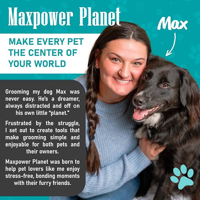 Maxpower Planet Dog Rake and Dog Hair Brush - Image 9