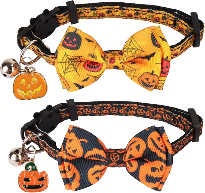 ADOGGYGO Halloween Cat Collars by ADOGGYGO
