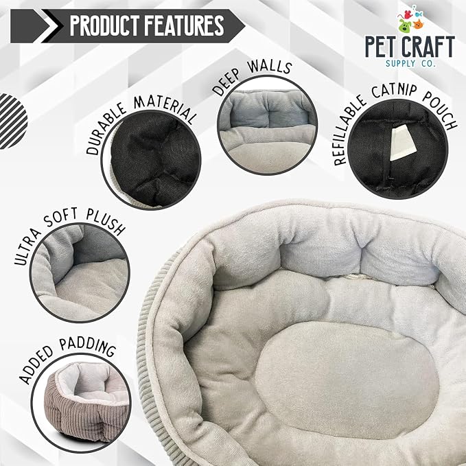 Pet Craft Supply Cat Bed for Indoor Cats - Image 5