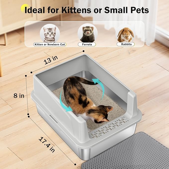 Stainless Steel Cat Litter Box - Image 7