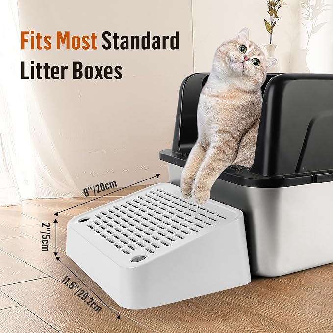 Cat Litter Box Ramp, Litter Box Step Mat - Image 4